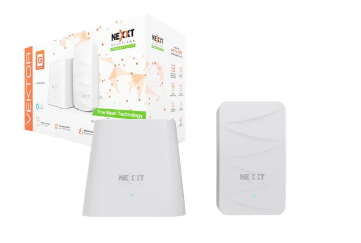 EXTENSOR DE RANGO WIFI VEKTOR G2400AC – 1200MBPS PNEXXT / DUAL BAND / WHITE